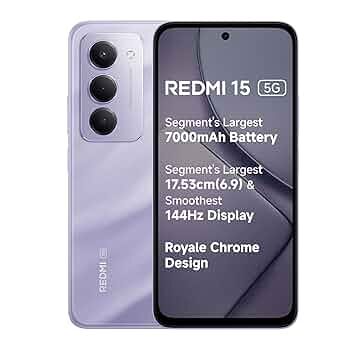 Xiaomi redmi 15 4G, 128gb rom, 6gb ram 6.9 inches, Battery 7000 mAh - Image 2